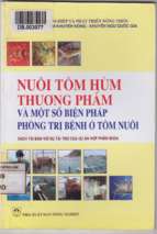 Nuôi tôm hùm thương phẩm và một số biện pháp phòng trị bệnh ở tôm nuôi