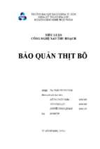 Công nghệ bảo quản lạnh đông thịt bò 35