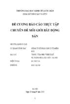 Đề cương thực tập chuyên đề môi giới bất động sản 25