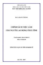 Chính sách việc làm cho người lao động ở hà tĩnh_25