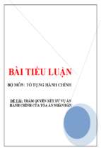 Thẩm quyền xét xử vụ án hành chính của tòa án nhân dân 37