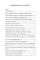 Câu hỏi ôn thi môn kỹ năng tư vấn pháp luật 37