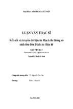 Kết nối và truyền dữ liệu từ mạch đo thông số sinh tồn đến bệnh án điện tử