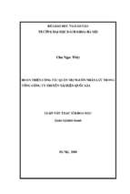 Hoàn thiện công tác quản trị nguồn nhân lực trong tổng công ty truyền tải điện quốc gia