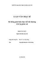 Hệ thống phát hiện thực thể bất thường trên log giám sát