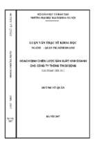 Hoạch định chiến lược kinh doanh cho công ty thông tin di động giai đoạn 2008   2012