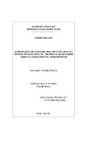 Lý thuyết quản trị công nghệ thông tin và ứng dụng vào xây dựng một cửa tiếp nhận và trả hồ sơ hành chính của cơ quan nhà nước thành phố hà nội