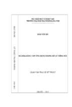 Mã hóa băng con ứng dụng trong xử lý tiếng nói
