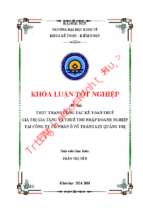 Thực trạng công tác kế toán thuế giá trị gia tăng và thuế thu nhập doanh nghiệp tại công ty cổ phần ô tô thắng lợi quảng trị