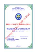 Thực trạng công tác kế toán hoạt động kinh doanh chính tại công ty cổ phần thương mại thiệu yên – thanh hoá