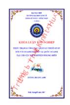 Thực trạng công tác quản lý thuế gtgt đối với doanh nghiệp và quốc doanh tại chi cục thuế huyện phong điền