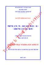 Phát triển thị trường bảo hiểm xe cơ giới ở công ty bảo việt quảng trị
