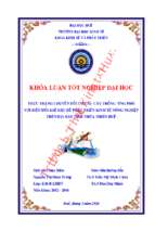 Thực trạng chuyển đổi cơ cấu cây trồng ứng phó với biến đổi khí hậu để phát triển kinh tế nông nghiệp trên địa bàn tỉnh thừa thiên huế .