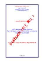 Phát triển dịch vụ phi tín dụng tại ngân hàng thương mại cổ phần sài gòn thương tín sacombank chi nhánh quảng bình.