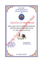 Thực trạng công tác kiểm tra, thanh tra thuế thu nhập doanh nghiệp tại chi cục thuế thị xã hương trà