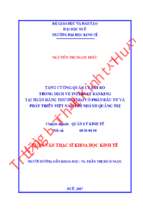 Tăng cường quản lý rủi ro trong dịch vụ internet banking tại ngân hàng thương mại cổ phần đầu tư và phát triển việt nam chi nhánh quảng trị