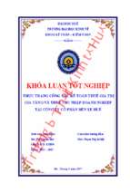 Thực trạng công tác kế toán thuế giá trị gia tăng và thuế thu nhập doanh nghiệp tại công ty cổ phần bến xe huế