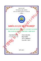 Phát triển hệ thống quản lý văn bản tại ubnd thị xã hương thủy, tỉnh thừa thiên huế