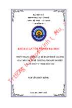 Thực trạng công tác thuế gtgt và thuế tndn tại công ty tnhh seccom