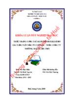 Thực trạng kế toán thuế gtgt tại công ty cổ phần thương mại quảng trị