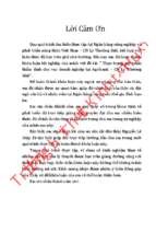 Thực trạng quy trình thẩm định cho vay doanh nghiệp tại ngân hàng nông nghiệp và phát triển nông thôn việt nam – chi nhánh lý thường kiệt