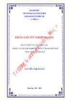 Phát triển nguồn nhân lực trong các doanh nghiệp tư nhân ở thành phố huế, tỉnh thừa thiên huế