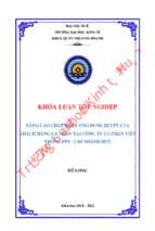 Thúc đẩy chấp nhận ứng dụng hifpt của khách hàng cá nhân tại công ty cổ phần viễn thông fpt – chi nhánh huế.