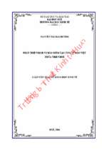 Phát triển dịch vụ bảo hiểm tại công ty bảo việt thừa thiên huế