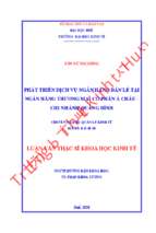 Phát triển dịch vụ ngân hàng bán lẻ tại ngân hàng thương mại cổ phần á châu   chi nhánh quảng bình