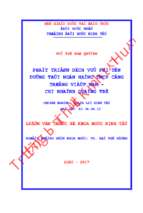 Phát triển dịch vụ phi tín dụng tại ngân hàng tmcp công thương việt nam – chi nhánh quảng trị