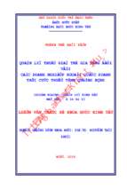 Quản lý thuế giá trị gia tăng đối với các doanh nghiệp ngoài quốc doanh tại cục thuế tỉnh quảng bình