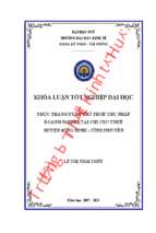 Thực trạng tuân thủ thuế thu nhập doanh nghiệp tại chi cục thuế huyện sông hinh – tỉnh phú yên.