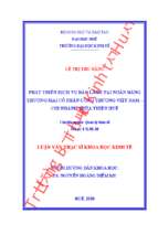 Phát triển dịch vụ bảo lãnh tại ngân hàng thương mại cổ phần công thương việt nam   chi nhánh thừa thiên huế.