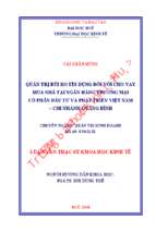 Quản trị rủi ro tín dụng đối với cho vay mua nhà tại ngân hàng thương mại cổ phần đầu tư và phát triển việt nam – chi nhánh quảng bình