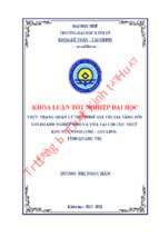 Thực trạng công tác quản lý thu thuế gtgt đối với doanh nghiệp nhỏ và vừa tại chi cục thuế khu vực vĩnh linh – gio linh tỉnh quảng trị