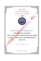 Thực trạng công tác kế toán thuế giá trị gia tăng và thuế thu nhập doanh nghiệp tại công ty tnhh xây dựng tổng hợp đại thành an