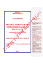 Phát triển thị trường dịch vụ truyền hình mytv tại địa bàn tỉnh quảng trị