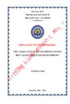 Thực trạng quản lý thu bảo hiểm xã hội bắt buộc tại bảo hiểm xã hội huyện hiệp đức.