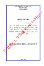 Quản trị rủi ro tín dụng tại ngân hàng nông nghiệp và phát triển nông thôn việt nam chi nhánh thị xã quảng trị