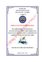 Quy trình kiểm toán khoản mục nợ phải thu khách hàng trong kiểm toán báo cáo tài chính do công ty tnhh kế toán & kiểm toán phương nam thực hiện