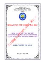 Thực trạng đấu thầu xây lắp của công ty cổ phần quản lý đường bộ và xây dựng công trình thừa thiên huế