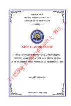 Tăng cường huy động vốn tại ngân hàng tmcp việt nam thịnh vượng  chi nhánh hà tĩnh  phòng giao dịch hồng lĩnh.