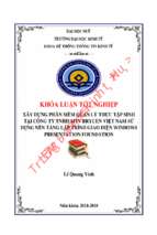 Xây dựng phần mềm quản lý thực tập sinh tại công ty tnhh mtv brycen việt nam sử dụng nền tảng lập trình giao diện windows presentation foundation