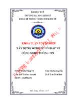 Xây dựng website hỏi đáp về công nghệ thông tin