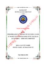 Tình hình quản lý vốn đầu tư xây dựng cơ bản từ vốn ngân sách nhà nước tại thị xã hương thủy – tỉnh thừa thiên huế