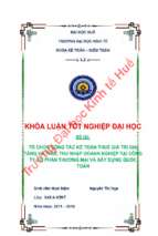 Tổ chức công tác kế toán thuế giá trị gia tăng và thuế thu nhập doanh nghiệp tại công ty cổ phần thương mại và xây dựng quốc toàn