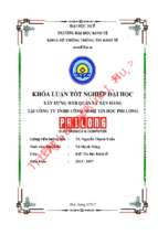 Xây dựng web quản lý bán hàng tại công ty tnhh công nghệ tin học phi long