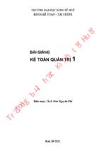 Bg kế toán quản trị 1