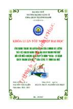 Ứng dụng thang đo adtraction của cimigo đo lường thái độ khách hàng trên địa bàn thành phố huế đối với mẩu quảng cáo truyền hình “huda   25 năm chân thành gắn kết” của công ty tnhh bia huế