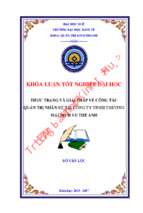 Thực trạng và giải pháp về công tác quản trị nhân sự tại công ty tnhh thương mại dịch vụ thế anh